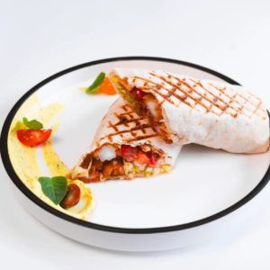 Шаурма с креветками